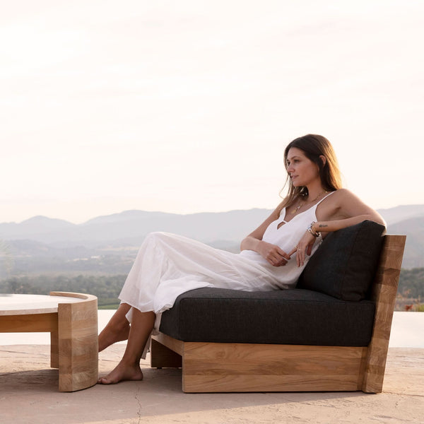Catalina Easy Chair | Teak Natural, Copacabana Sand,