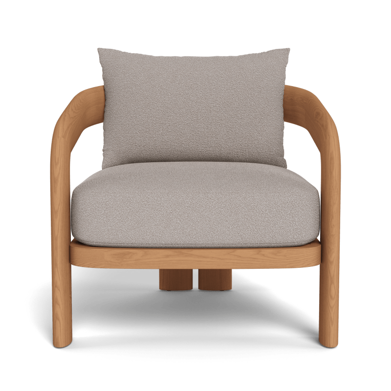 Chloe Lounge Chair | Teak Natural, Riviera Stone,