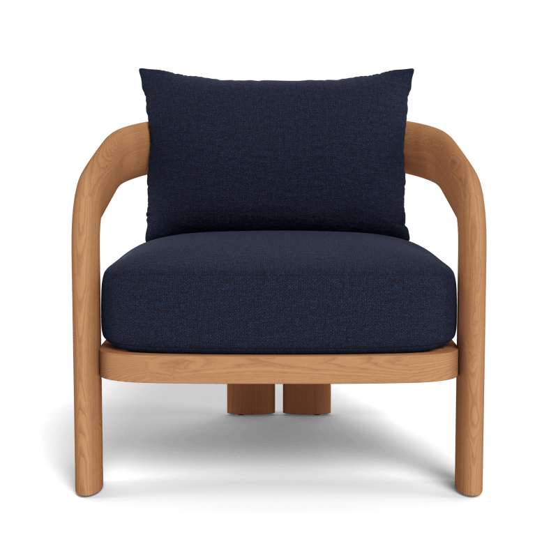 Chloe Lounge Chair | Teak Natural, Siesta Indigo,