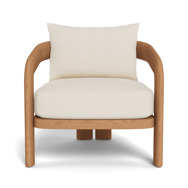 Chloe Lounge Chair | Teak Natural, Siesta Ivory,