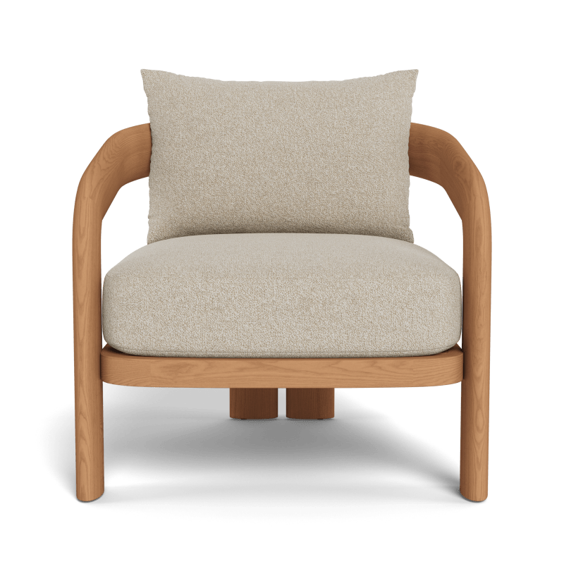 Chloe Lounge Chair | Teak Natural, Siesta Taupe,