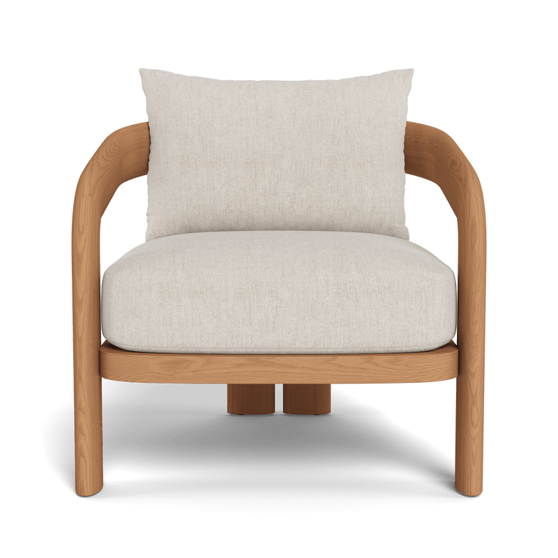 Chloe Lounge Chair | Teak Natural, Stirling Sanddollar,