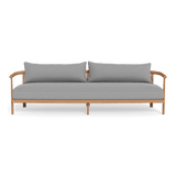 Cove Teak 3 Seat Sofa | Teak Natural, Lisos Piedra,