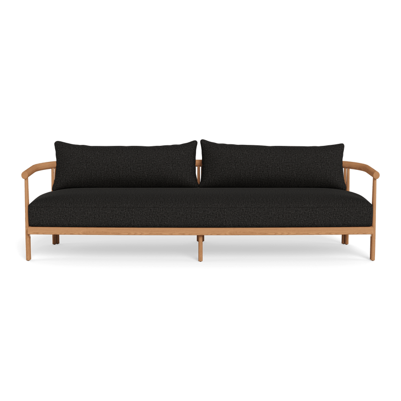 Cove Teak 3 Seat Sofa | Teak Natural, Copacabana Midnight,