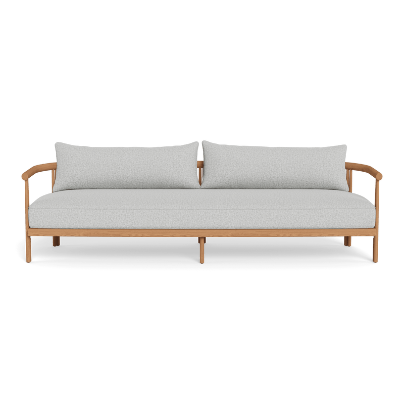 Cove Teak 3 Seat Sofa | Teak Natural, Copacabana Sand,