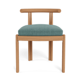 Cove Teak Armless Dining Chair | Teak Natural, Altona Dew,