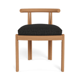 Cove Teak Armless Dining Chair | Teak Natural, Copacabana Midnight,