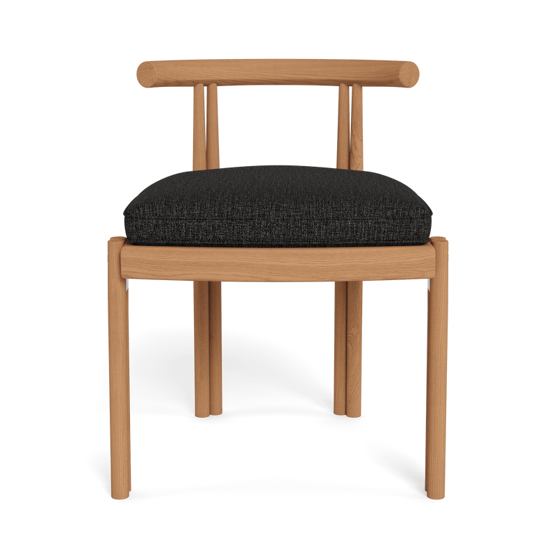 Cove Teak Armless Dining Chair | Teak Natural, Copacabana Midnight,