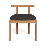 Cove Teak Armless Dining Chair | Teak Natural, Monterey Charcoal,