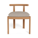 Cove Teak Armless Dining Chair | Teak Natural, Pebble Sand,