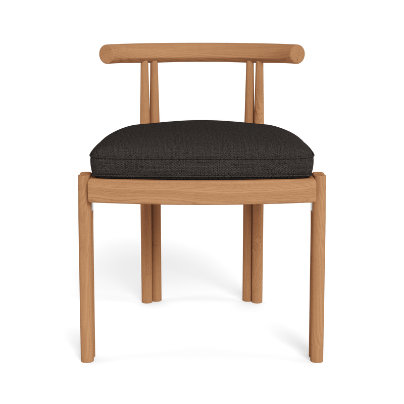 Cove Teak Armless Dining Chair | Teak Natural, Stirling Flint,