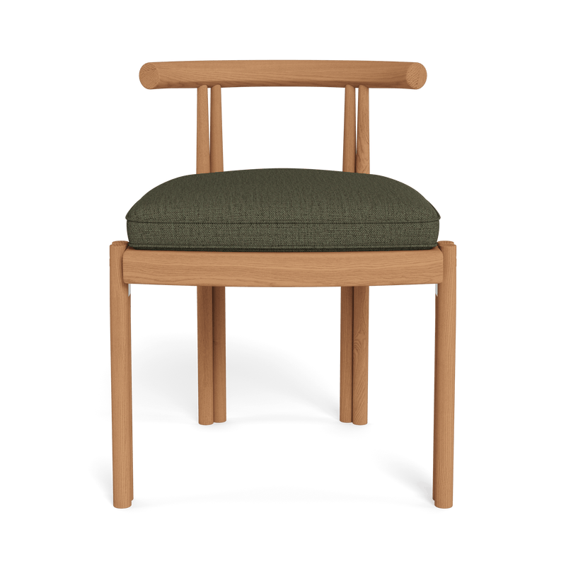 Cove Teak Armless Dining Chair | Teak Natural, Stirling Moss,