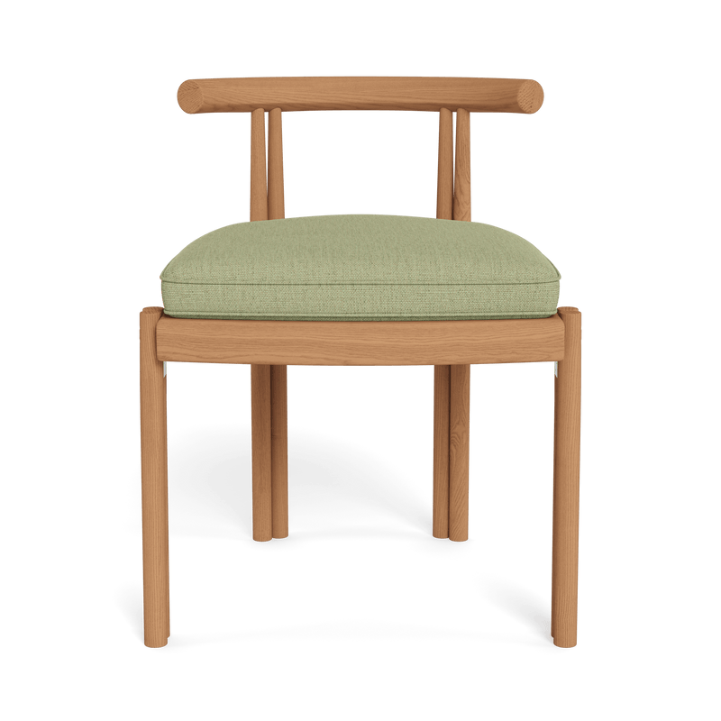 Cove Teak Armless Dining Chair | Teak Natural, Stirling Sage,