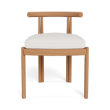 Cove Teak Armless Dining Chair | Teak Natural, Stirling Salt,