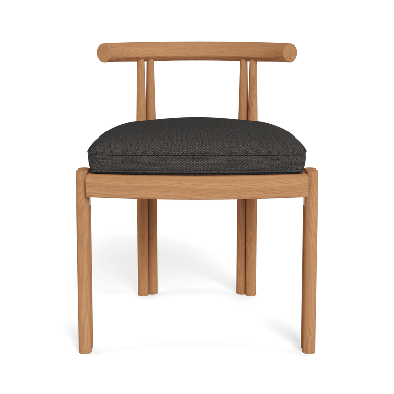Cove Teak Armless Dining Chair | Teak Natural, Stirling Shadow,