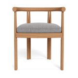 Cove Teak Dining Chair | Teak Natural, Altona Dove,