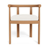 Cove Teak Dining Chair | Teak Natural, Altona Snow,