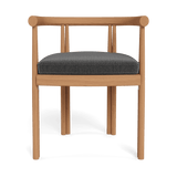 Cove Teak Dining Chair | Teak Natural, Marley Boulder,