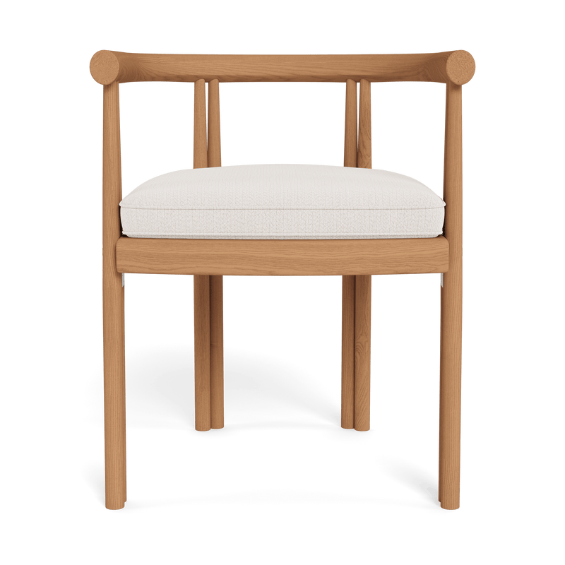 Cove Teak Dining Chair | Teak Natural, Marley Snow,