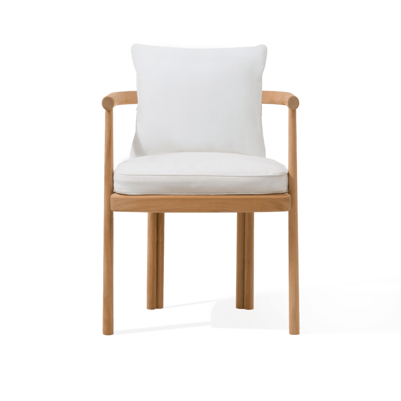 Cove Teak Dining Chair | Teak Natural, Panama Blanco,