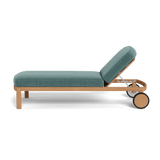 Cove Teak Sun Lounge | Teak Natural, Altona Dew,