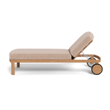 Cove Teak Sun Lounge | Teak Natural, Altona Sand,
