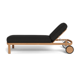 Cove Teak Sun Lounge | Teak Natural, Copacabana Midnight,