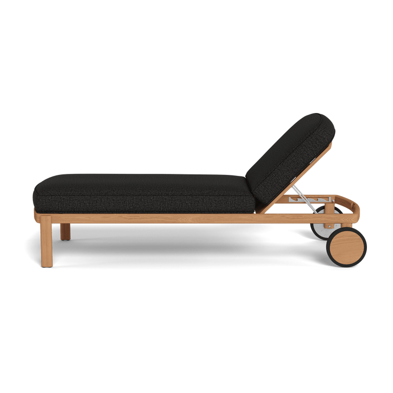 Cove Teak Sun Lounge | Teak Natural, Copacabana Midnight,