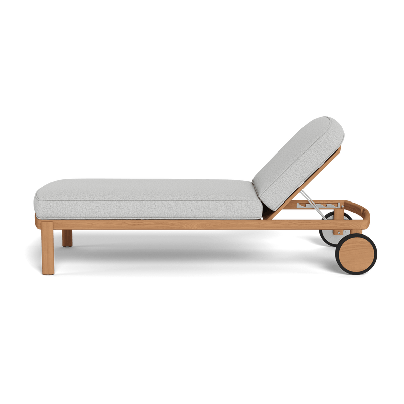 Cove Teak Sun Lounge | Teak Natural, Copacabana Sand,