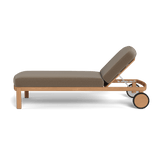 Cove Teak Sun Lounge | Teak Natural, Marley Mink,