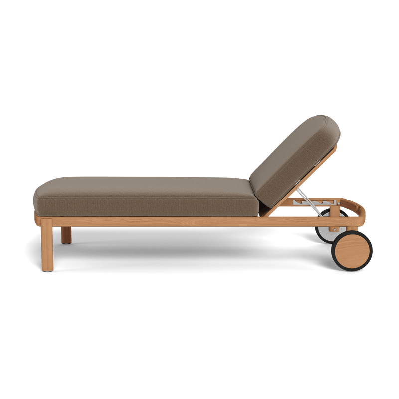Cove Teak Sun Lounge | Teak Natural, Marley Mink,