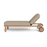 Cove Teak Sun Lounge | Teak Natural, Monterey Sand,