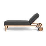 Cove Teak Sun Lounge | Teak Natural, Panama Grafito,