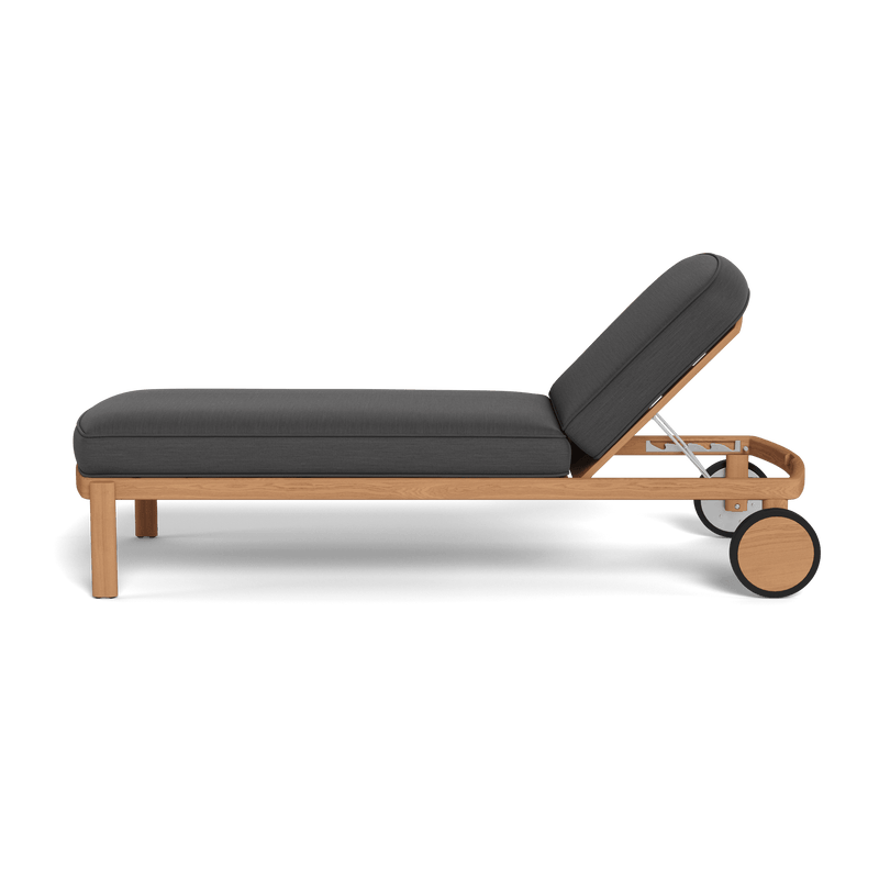 Cove Teak Sun Lounge | Teak Natural, Panama Grafito,
