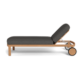 Cove Teak Sun Lounge | Teak Natural, Pebble Smoke,