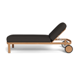 Cove Teak Sun Lounge | Teak Natural, Stirling Flint,