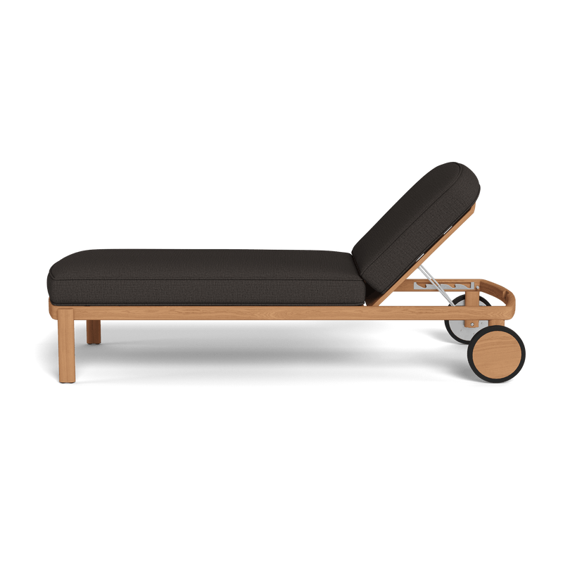 Cove Teak Sun Lounge | Teak Natural, Stirling Flint,
