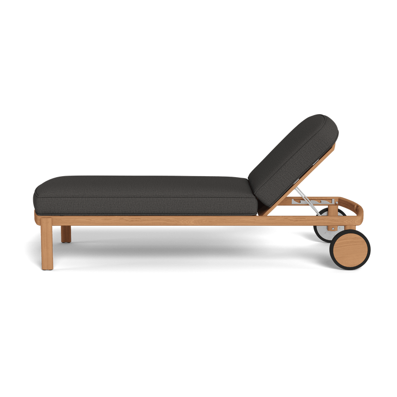 Cove Teak Sun Lounge | Teak Natural, Stirling Shadow,