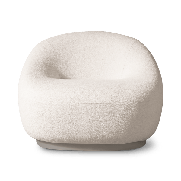 Gio Lounge Chair | Aluminum Taupe Riviera Ivory