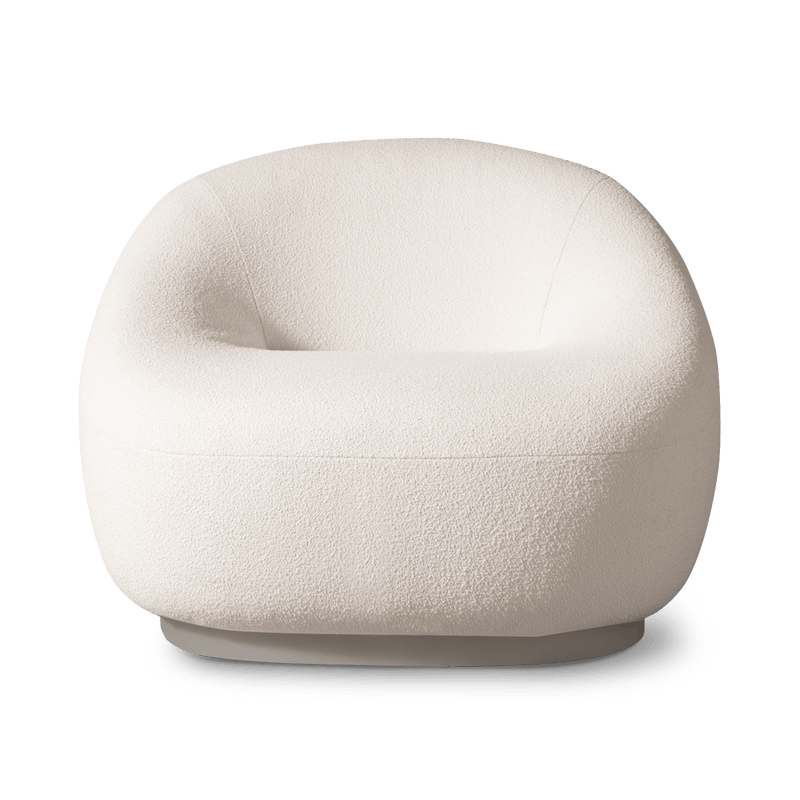 Gio Lounge Chair | Aluminum Taupe Riviera Ivory