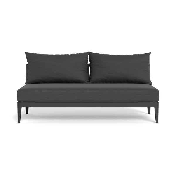 Hamilton 2 Seat Armless Sofa - Harbour - ShopHarbourOutdoor - HAMI-06B-ALAST-RODGR-PANGRA