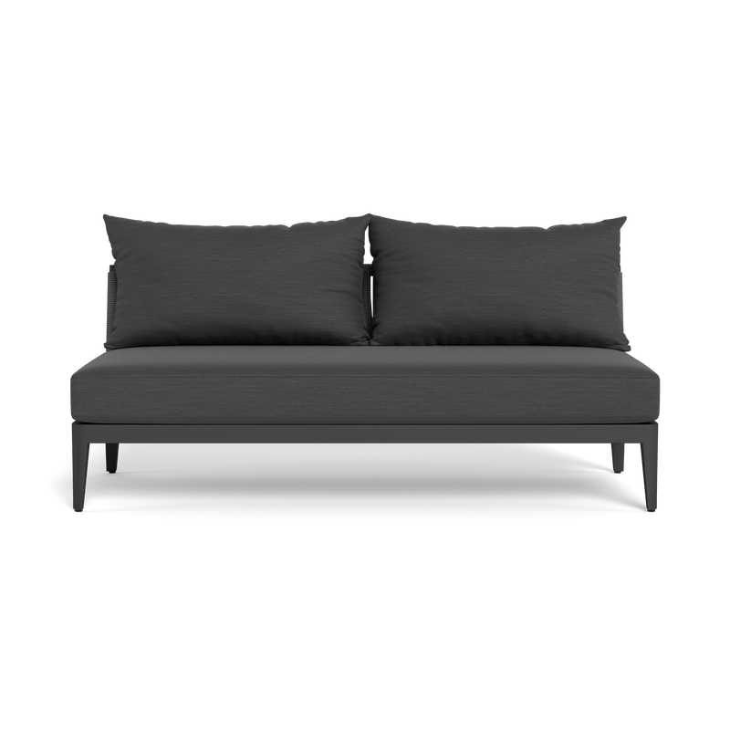 Hamilton 2 Seat Armless Sofa - Harbour - ShopHarbourOutdoor - HAMI-06B-ALAST-RODGR-PANGRA