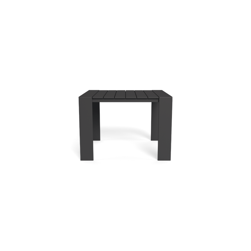 Hayman Aluminum Dining Table 42" | Aluminum White, ,