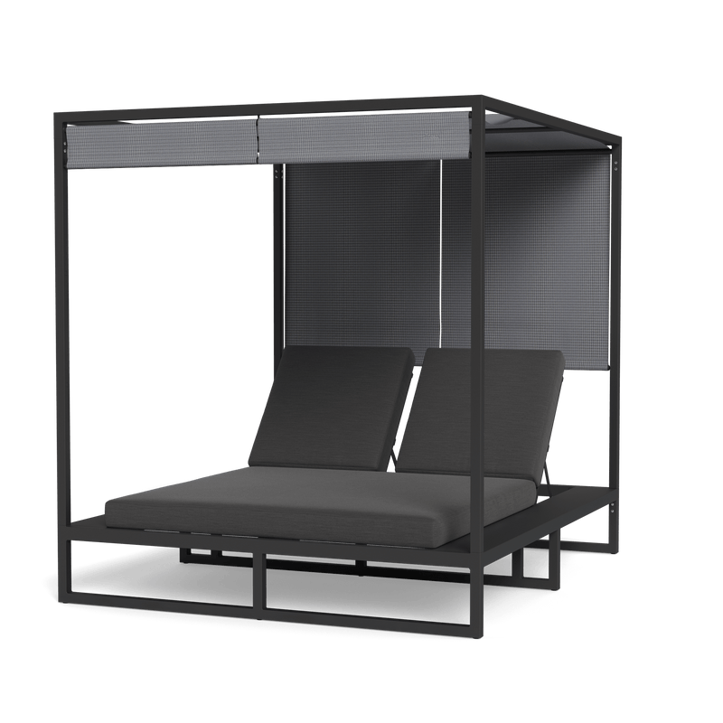 Hayman Curtain Cabana | Aluminum Asteroid, Lisos Grafito, Batyline Silver