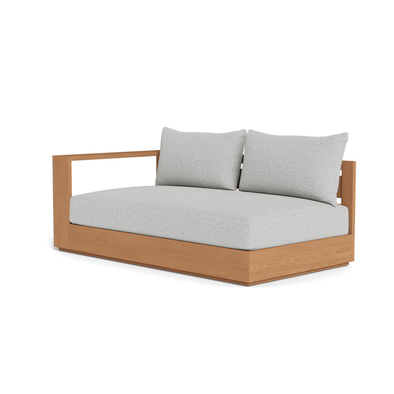 Hayman Teak 2 Seat 1 Arm Left - Harbour - ShopHarbourOutdoor - HYTK-06CL-TENAT-BAWHI-COPSAN