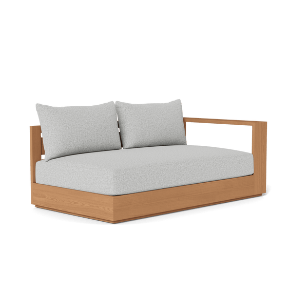 Hayman Teak 2 Seat 1 Arm Right - Harbour - ShopHarbourOutdoor - HYTK-06CR-TENAT-BAWHI-COPSAN