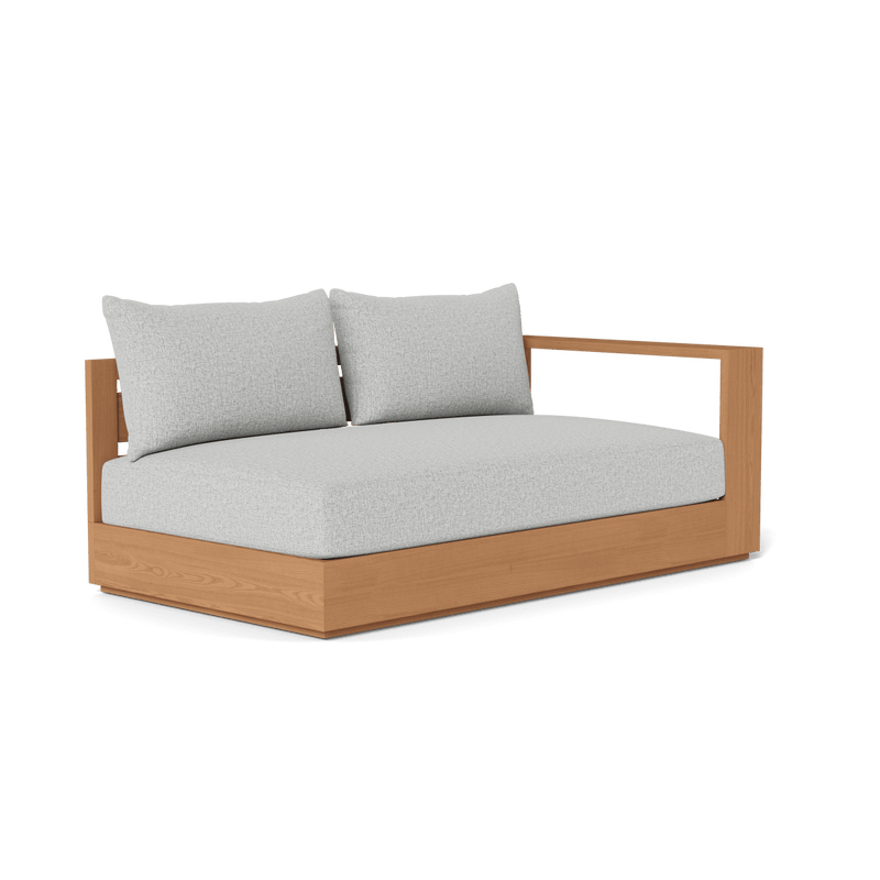 Hayman Teak 2 Seat 1 Arm Right - Harbour - ShopHarbourOutdoor - HYTK-06CR-TENAT-BAWHI-COPSAN