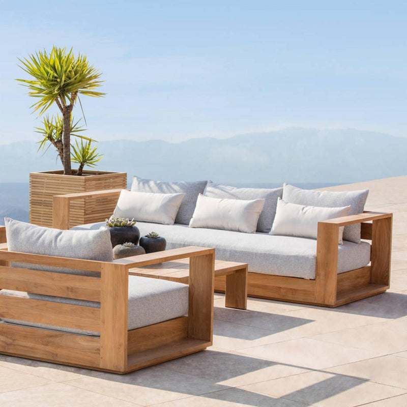 Hayman Teak 3 Seat Sofa - Harbour - ShopHarbourOutdoor - HYTK-05A-TENAT-BAWHI-COPSAN