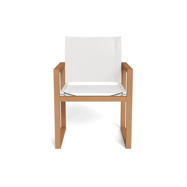 Hayman Teak Dining Chair | Teak Natural, Batyline White,