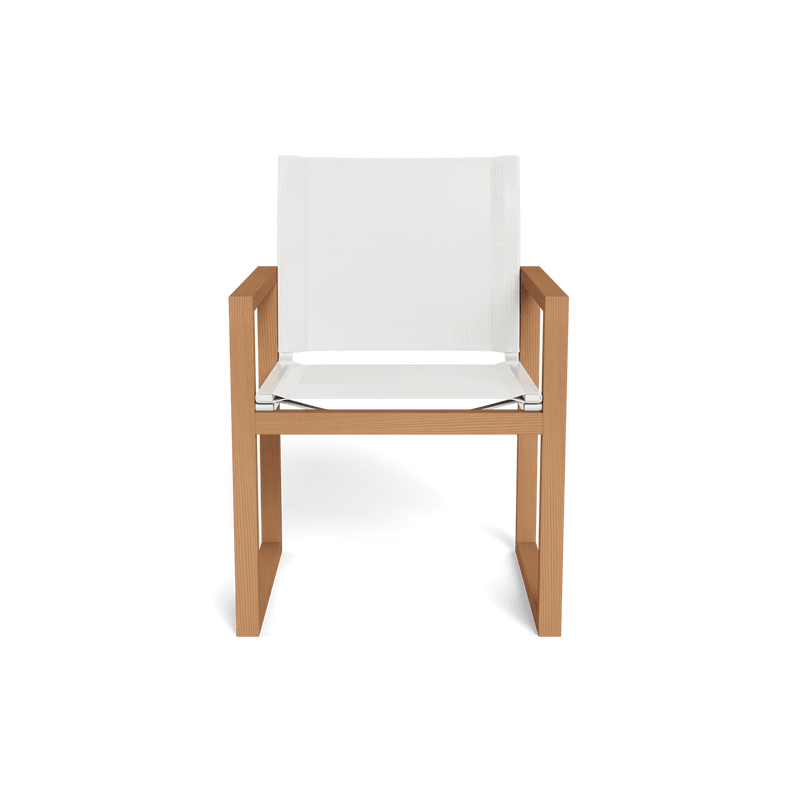 Hayman Teak Dining Chair | Teak Natural, Batyline White,